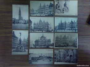 Postcards: ESTAMOS LIQUIDANDO. Lote de 10 postales antiguas de Bélgica